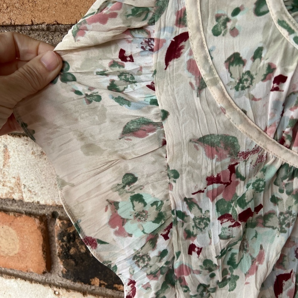 Anthropologie Current Air Floral Ruffled Dress - Picture 3 of 8